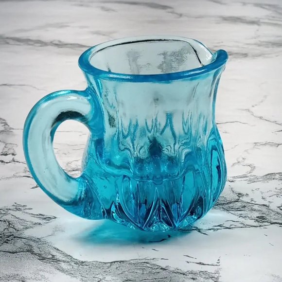 Degenhart Glass Mini Pitcher Trinket Paperweight Toothpick Vtg - Picture 4 of 10